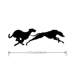 Greyhound Vinyl Car Window Sticker Decal Animal 6.69in 1.97in