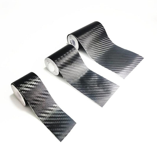 Waterproof 3D Carbon Fiber Roll Window Sticker Trim Cover