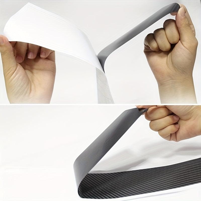 4pcs Car Door Sill Anti Kick Stickers - Scratch Protection & Style Enhancement