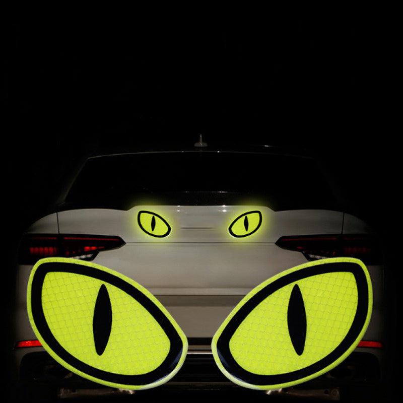 Enhance Safety: 2Pcs Reflective Stickers for Vehicles