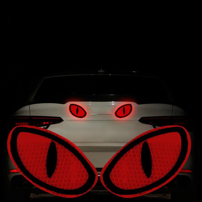 Enhance Safety: 2Pcs Reflective Stickers for Vehicles