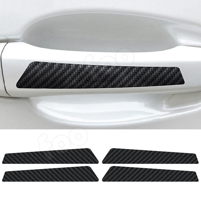 Car Door Bowl Stickers Carbon Fiber Pattern Handle Stickers