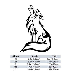 WOLF Car Stickers Waterproof Vinyl Decal Car Styling