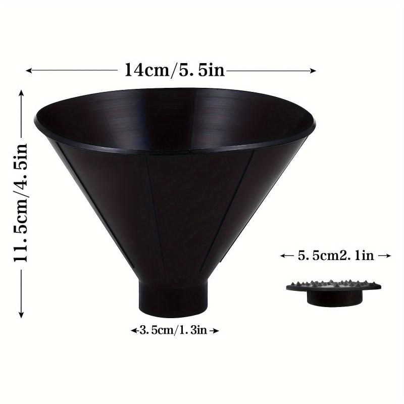 4pcs Ice Scrapers for Car Windshield Snow Scraper Funnel Cone Shape