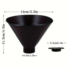 4pcs Ice Scrapers for Car Windshield Snow Scraper Funnel Cone Shape
