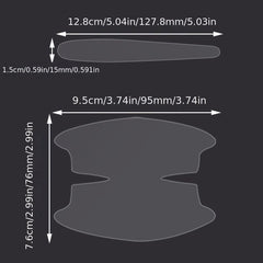 8PCS Door Handle Anti-Scratch Stickers - Protect Your Car Handles