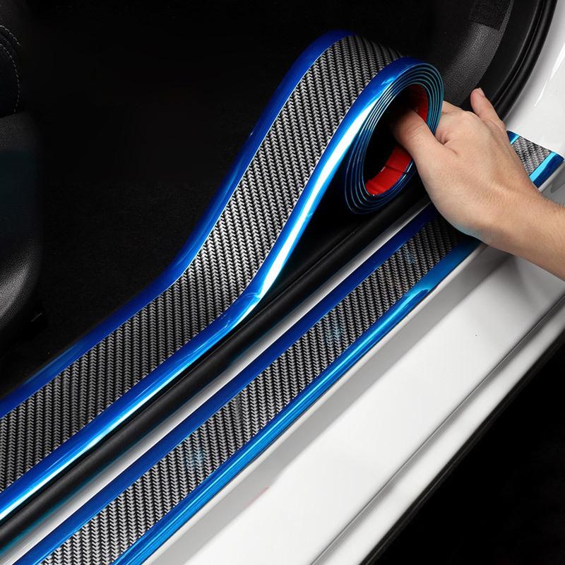 Stylish Threshold Bumper Sticker for Car Door Protection
