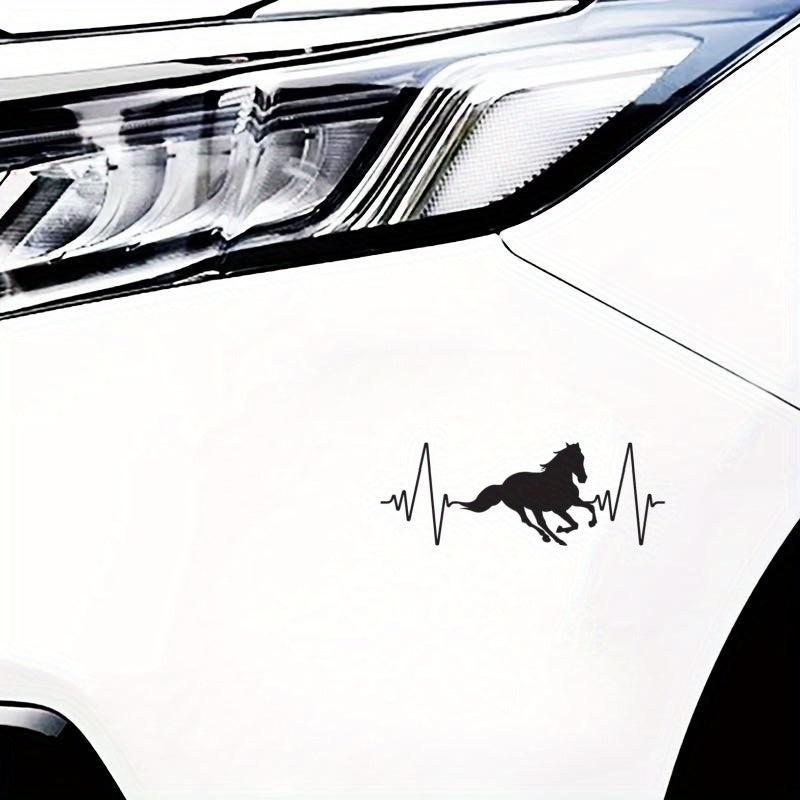 Horse Belt Heartbeat Sports Vinyl Decal Sticker for Car Truck Window