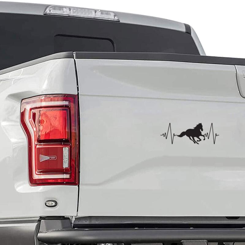 Horse Belt Heartbeat Sports Vinyl Decal Sticker for Car Truck Window