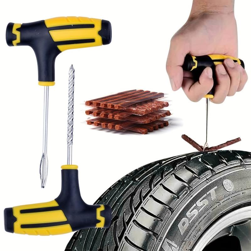 4pcs Small Tire Repair Tool Set For Car Tire Motorcycle