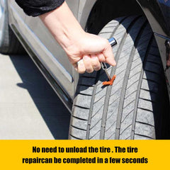 Car Tubeless Tire Repair Kit Puncture Repair Tools With Storage Box