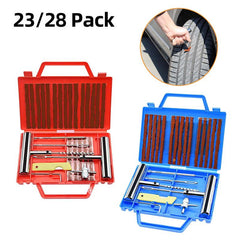 Car Tubeless Tire Repair Kit Puncture Repair Tools With Storage Box