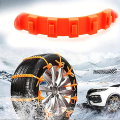 12pcs Snow Tire Chains Car Cable Tire Reusable Antiskid Mud Chains