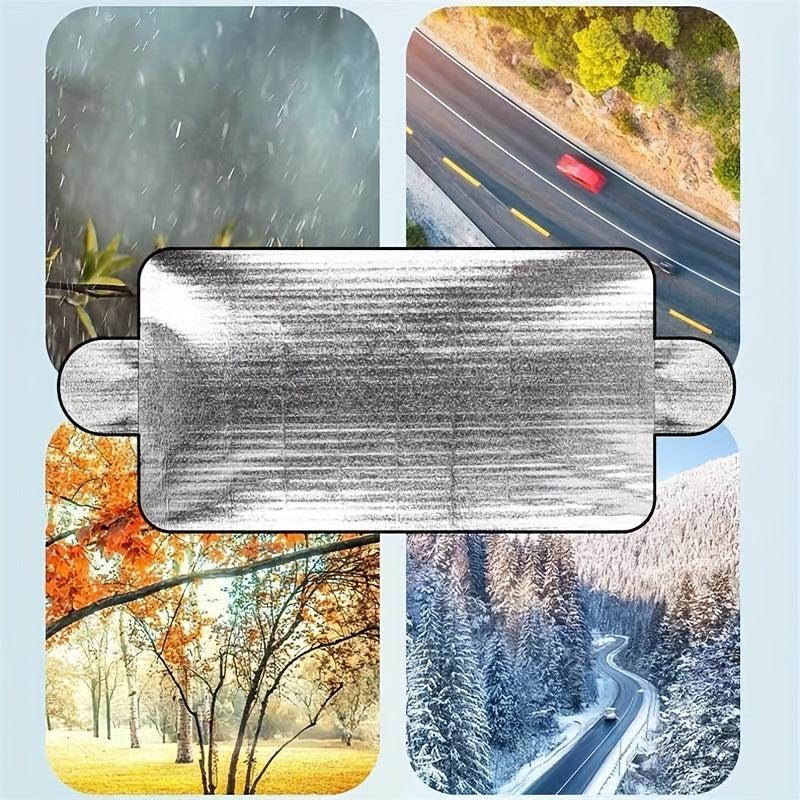 Car Glass Snow Shield Sun Visor Front Windshield Snow Shield