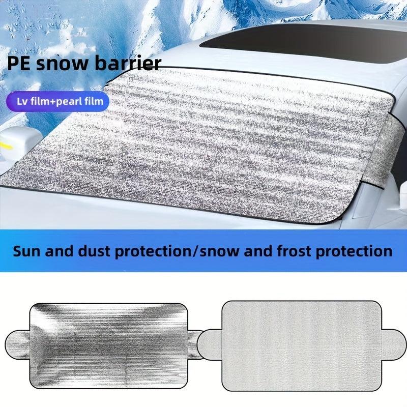 Car Glass Snow Shield Sun Visor Front Windshield Snow Shield