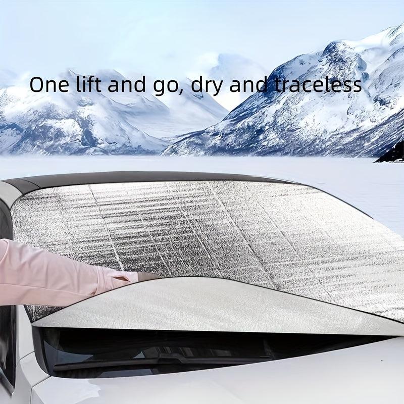 Car Glass Snow Shield Sun Visor Front Windshield Snow Shield