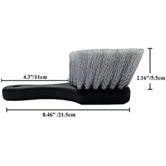 Soft Bristle Wheel & Tire Brush Short Handle Car Wash Tool