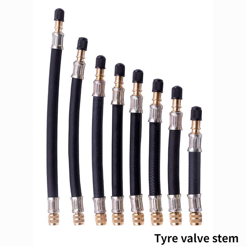 Braided Flexible Hose Tire Valve Extensions for Car Wheels