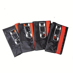 Waterproof 4pcs Set Spare Tire Cover Polyester Car Tires Storage Bag