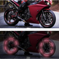 20PCS Reflective Car Wheel Stripe Stickers Tire Rim Safety Decorative Stickers