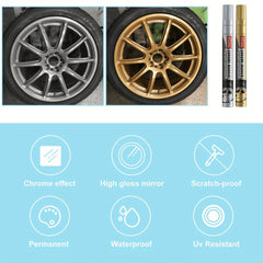 3 Pcs Tire Paint Marker Pens for Graffiti Personality on Car Tires