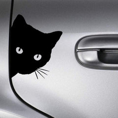 Car Cat Peeking Vinyl Decal Sticker for Vehicle Car Truck Window Bumper