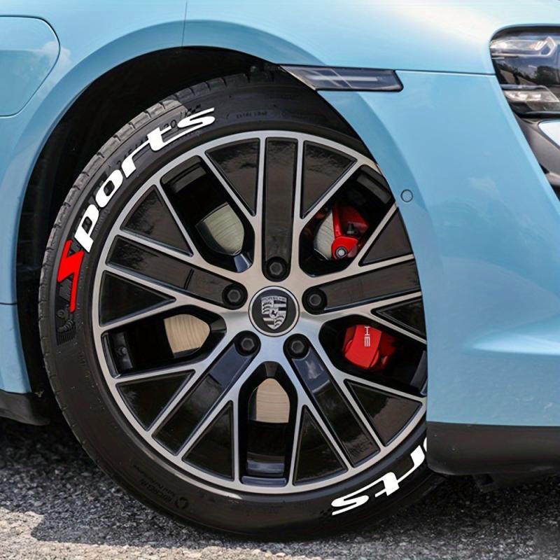 1pc SPORTS Car Tire Letter Stickers Tire Stickers Accessories Decals