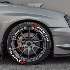 1pc SPORTS Car Tire Letter Stickers Tire Stickers Accessories Decals