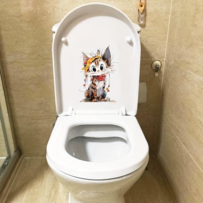 Cartoon Cat Stickers for Cars, Motorcycles, and More - Creative Painting Design
