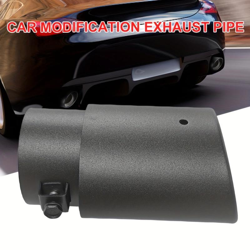 Car Oval Rear Exhaust Aluminum Alloy Exhaust Tailpipe Tip