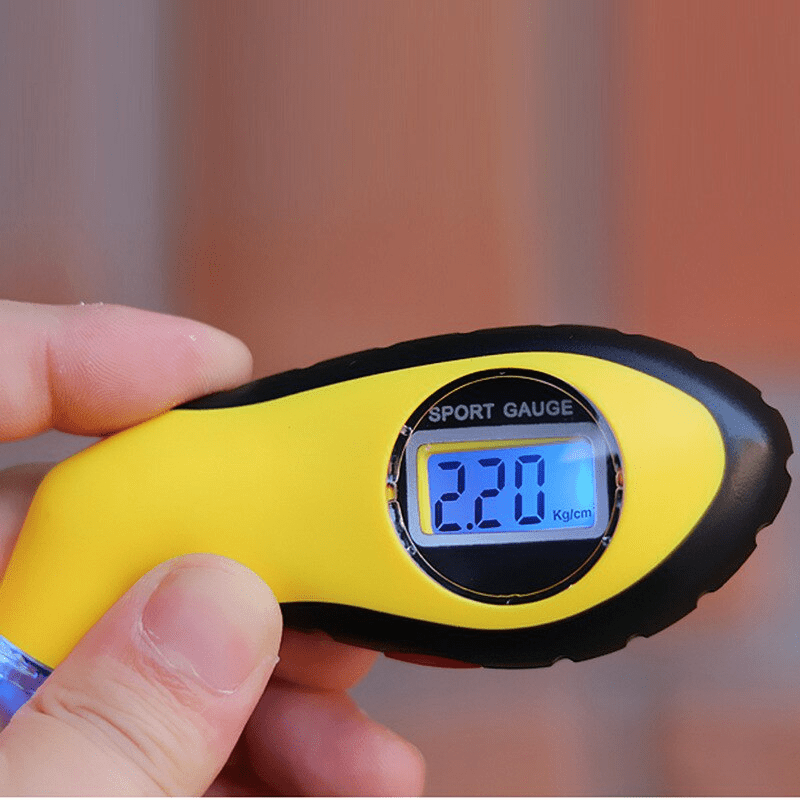 Digital Motorcycle Tyre Pressure Meter Car Styling Detector Tire Pressure Gauge