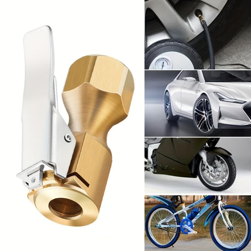 2pcs Open Flow Lock On Tire Chuck - Yellow