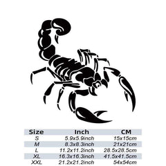 Scorpion Reflective Car Sticker Upgrade