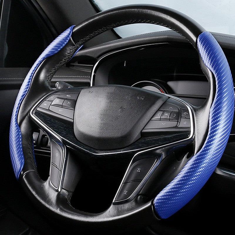15inch Carbon Fiber Steering Wheel Cover Anti-Skid - Car Accessories