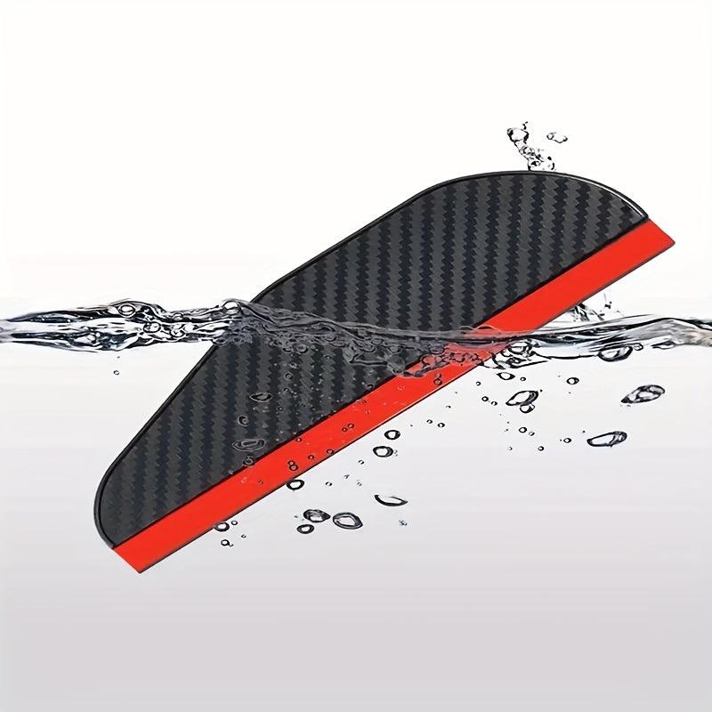 2pcs Mirror Rain Barrier Rain Brow