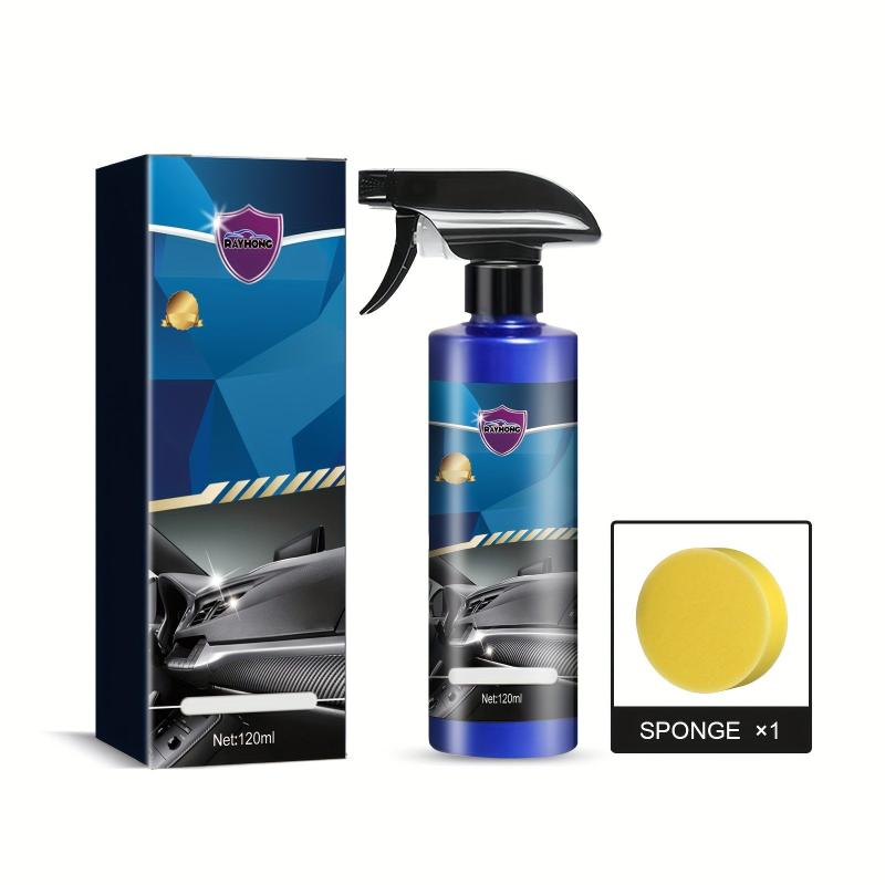 Car Nano Coated Spray 120ml Sponge Maintenance Paint Polishing