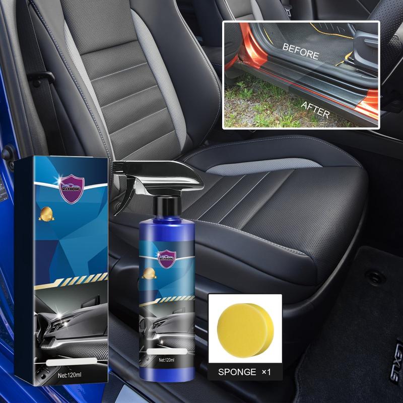 Car Nano Coated Spray 120ml Sponge Maintenance Paint Polishing