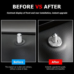 Bling Inner Door Lock Cover Stickers for Car Interior