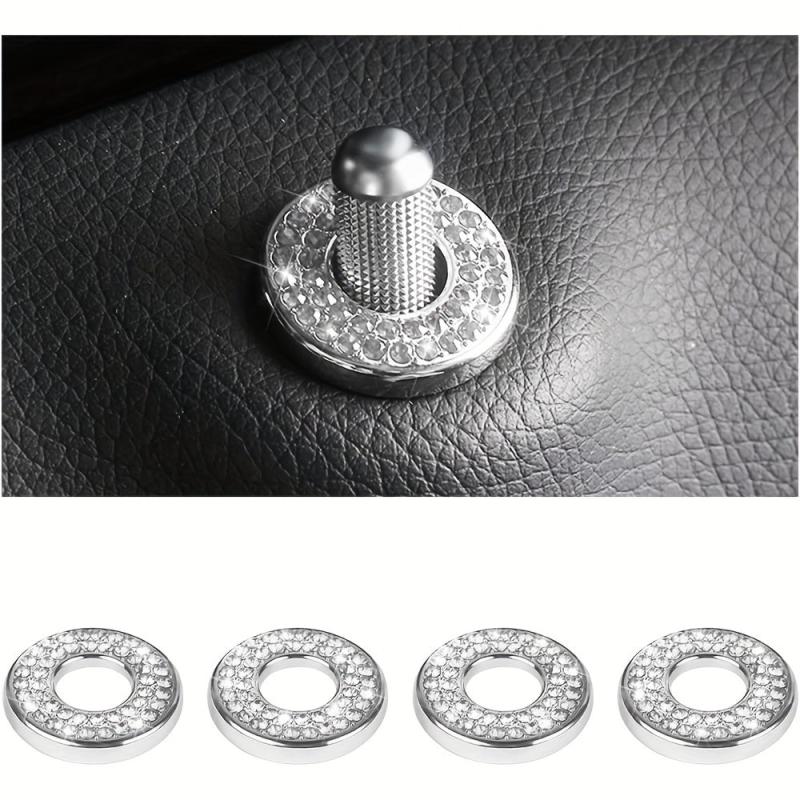 Bling Inner Door Lock Cover Stickers for Car Interior