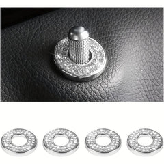 Bling Inner Door Lock Cover Stickers for Car Interior