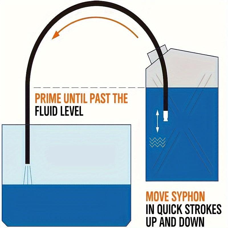 Car Suction Pump Fuel Hose Manual Extractor
