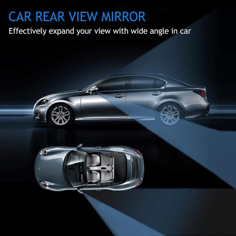 Car Mirror 360 Wide Angle Blind Spot Mirrors 2pcs