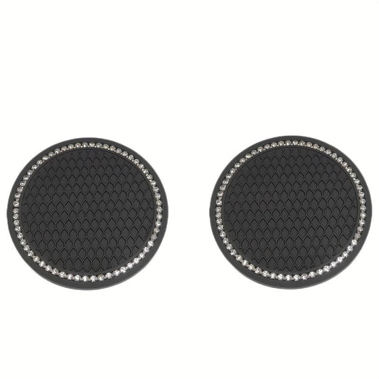 2pcs Car Coaster Water Cup Holder Non slip Pad Interior Decoration Accessories