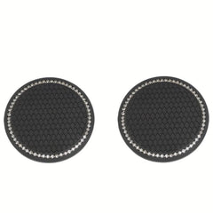 2pcs Car Coaster Water Cup Holder Non slip Pad Interior Decoration Accessories