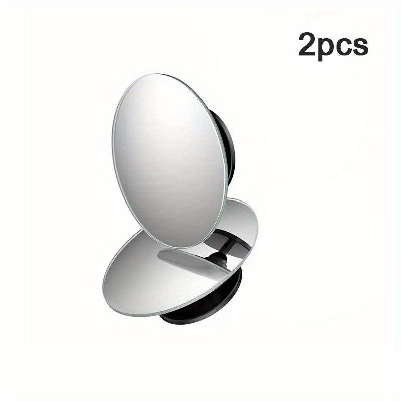 2pcs Car Blind Spot Glass Mirror 360 Degree Side Wide Angle Rearview Mirror