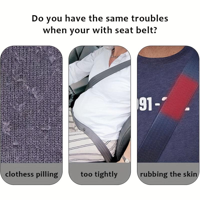 Carbon Fiber Seat Belt Shoulder Protector Red Cloud