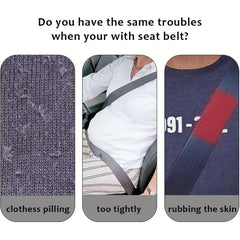 Carbon Fiber Seat Belt Shoulder Protector Red Cloud