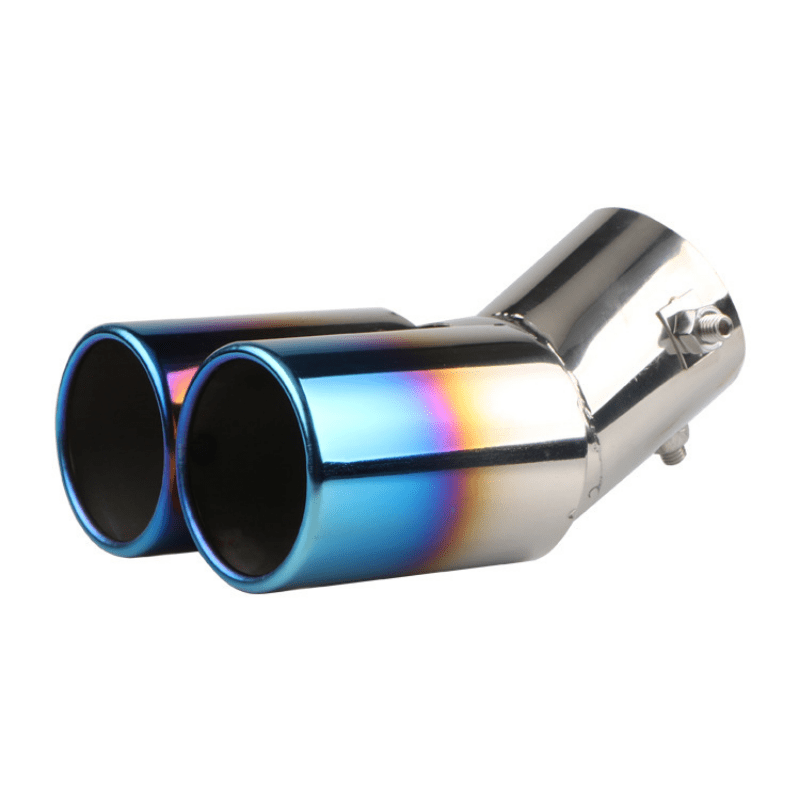 Car General Double Pipe Tail Pipe Muffler Stainless Steel Exhaust Pipe