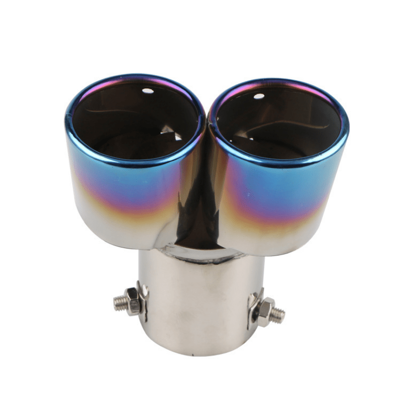Car General Double Pipe Tail Pipe Muffler Stainless Steel Exhaust Pipe