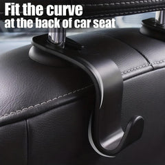 4pcs Car Seat Hook Multifunctional Storage Bag Umbrella Snacks Hanging